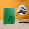 thumbnail image 4 of 480 Trading Cards Case Binder with Zipper 12 Pocket Side Loading Green, 4 of 8