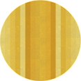 thumbnail image 1 of Ahgly Company Tapis d'Intérieur Lavable en Machine Carré Jaune Transitionnel, 3 Pieds Carré, 1 of 7