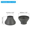 thumbnail image 2 of Unique Bargains 8" to 4.3" Duct Reducer Connector, 2 Pack Heating Cooling Ventilation Tube Fire-resistant Increaser Adapter Pipe Fitting for Vent System, Grey, 2 of 5