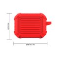 thumbnail image 2 of pitrice Earphone Silicone Case Cover Anti-shock Wireless Headphone Charging Case Shell Replacement for AirPods 3, Red, 2 of 7
