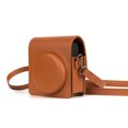 thumbnail image 1 of Sac pour Appareil Photo Instantané Portable Étui pour Appareil Photo Style Rétro Étui de Transport en Cuir PU de Remplacement pour Fujifilm Fuji Instax Mini 99 avec Bandoulière Ajustable, 1 of 8