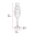 thumbnail image 4 of Step 2 The Nutcracker Prince Festive Holiday Statue, 4 of 7