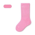 thumbnail image 3 of Solid Color Mid-Leg Socks for Boys and Girls, Princess Style Comfortable Loose Socks, Baby Socks, Student Sports Socks, 3 of 6