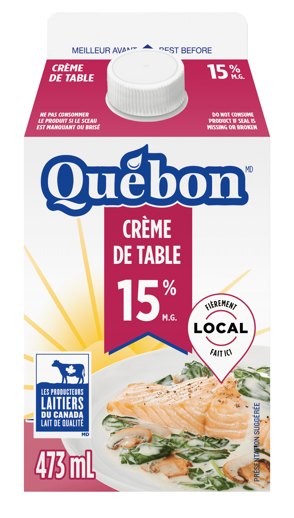 Québon 15 % Crème de Table