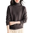 thumbnail image 2 of IMENGL Wool sweater turtleneck first line, Bronze XL, Size M-2XL, 2 of 4