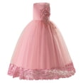 thumbnail image 1 of NiSHUIHAN Robes pour Filles Tenue Formelle pour Enfants Incluant Longues Robes Florales Robes de Princesse Robes à Fleurs pour Enfants Robes de Mariage Etc Roses 160, 1 of 3