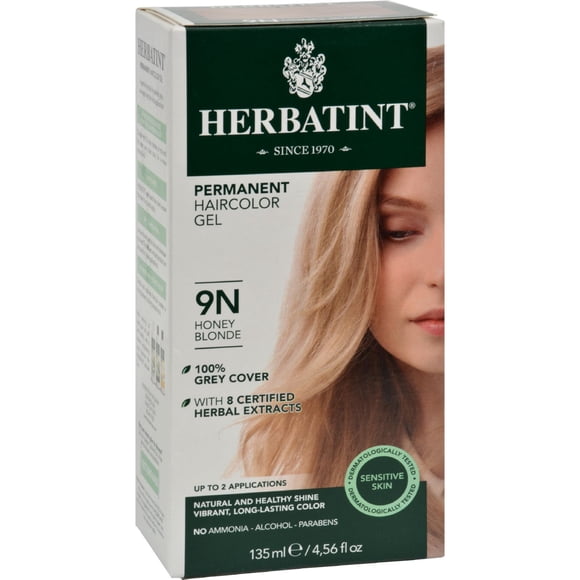 Herbatint Permanent Gel Colorant Capillaire à Base de Plantes 9N Blond Miel - 135 ml