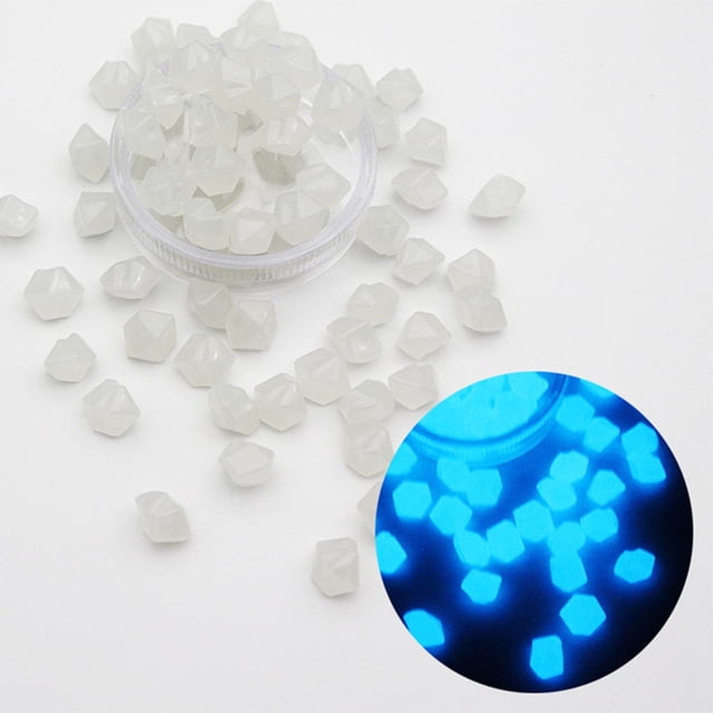 50PC Aquarium Decor Glowing Icechunk Night Light Stones