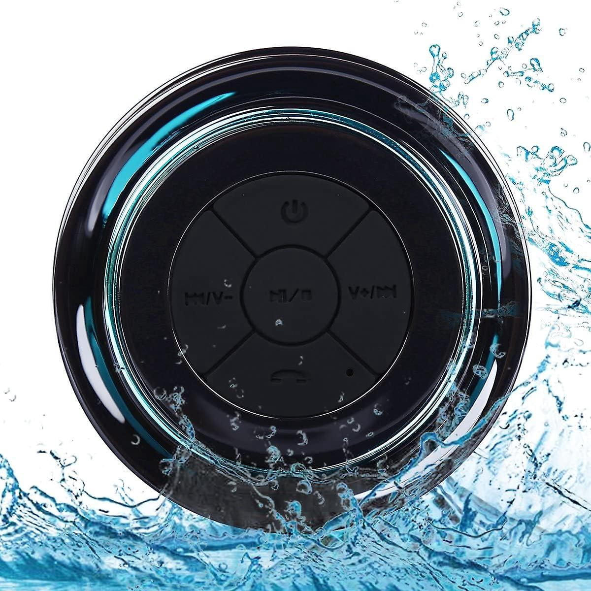 Portable Bluetooth Speakers, Waterproof Wireless Bluetooth Speaker, Shower Radios, Portable Speaker with FM Radio, Bluetooth 5.0, IPX7 Waterproof, Pai