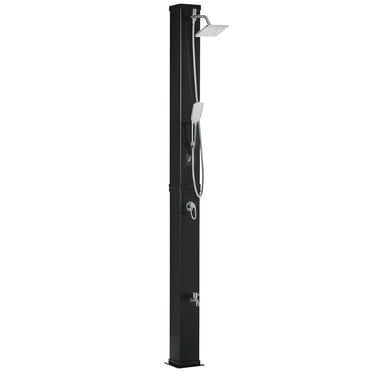 Outsunny 7ft Outdoor Solar Shower with Handheld Shower Head, 10.6 Gallon