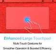 thumbnail image 2 of Colorful Backlit Magnetic Bluetooth Keyboard for Microsoft Surface Pro - Red, Enhanced Typing Experience with 10m Range and Type-C Charging, 2 of 6