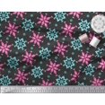 thumbnail image 2 of Soimoi Velvet Fabric Artistic Floral Print Fabric by Yard 58 Inch Wide, 2 of 3