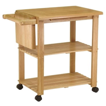 Mario Utility Cart in Natural Finish