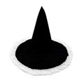 thumbnail image 2 of Wizard Couvre-chef à Grand Bord, Haut Pointu pour, 35 cm Noir, 2 of 4