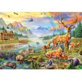 thumbnail image 4 of Buffalo Games Amazing Nature: Deer Lake 500 Piece Jigsaw Puzzle, 4 of 5