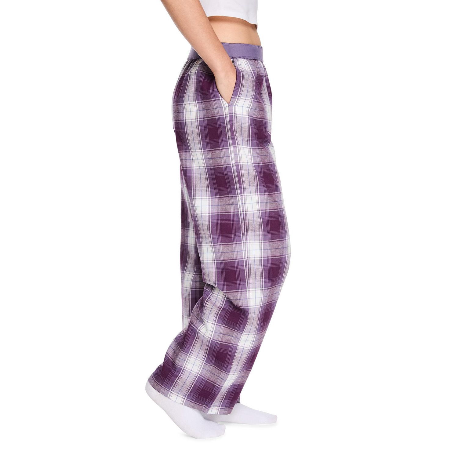 Caleçon boxeur de nuit en twill No Boundaries pour femmes