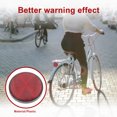 thumbnail image 3 of 2 Pcs Plastic Round Reflective Warning Reflectors for Cars Motorcycles Bicycles ATVs and Dirt Bikes Red, 3 of 8