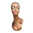 thumbnail image 2 of Female Bald Mannequin Head/ Display Stand/ Long Neck Multifunctional Durable Style D, 2 of 7