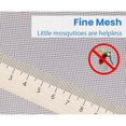 thumbnail image 4 of Magnetic Mosquito Net for Doors, Magnetic Fly Screen Curtains for Doors, Insect Screen Curtains, Sliding Bay Window Mosquito Net, Magnetic Mosquito Net Without Drilling (100 x 210cm, White), 4 of 5