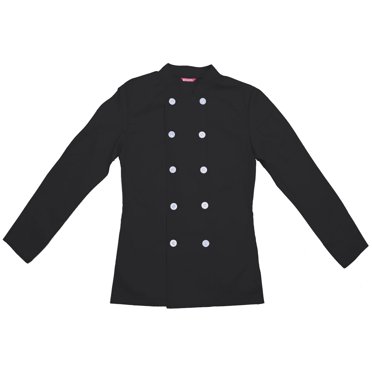 Manteau de Chef pour Femme Chemise de Chef Manteau de Cuisinier Uniforme de Barista Boulanger Vêtements de Restaurant Chemise de Barista