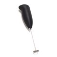 thumbnail image 1 of KAKOWELY Electric Milk Frother Electric Milk Frother Stainless Steel Touch Handheld Espresso Mixer Battery Operated Frother and Coffee Stirrer for Chocolate Latte Coffee Milk Foamer (Black), 1 of 4