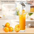 thumbnail image 3 of Extracteur de Jus à Affichage Numérique, Mélangeur Extracteur de Jus Numérique Multimode - Écran DEL Intelligent, Compatible avec les Régimes, Conception Étanche pour Smoothies Liquides, Shakes Mélangeur Compact pour la Maison et les Voyages (Vert), 3 of 7