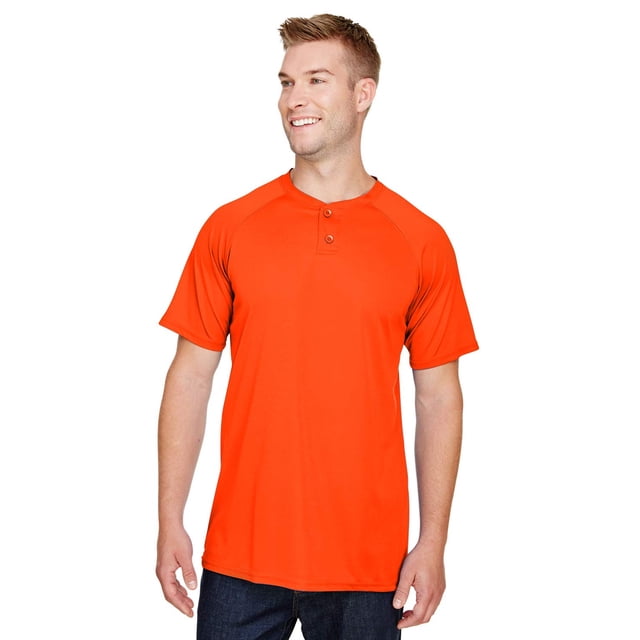 Augusta sportswear Men's Attain Wicking Two Button Baseball Jersey