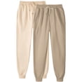 thumbnail image 1 of Pisexur 2PC Womens Sweatpants Solid Color Elastic High Waist Yoga Pants Casual Baggy Drawstring Workout Jogging Pants Oversized Straight Leg Sweatpants Plus Size Sweatpants with Pockets S-3XL, 1 of 2