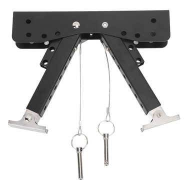 RV Step Bracket, Portable Strong Load Bearing Steel Sturdy Solid Stance RV Step Stabilizer Multifunctional Jack Design  For Camping