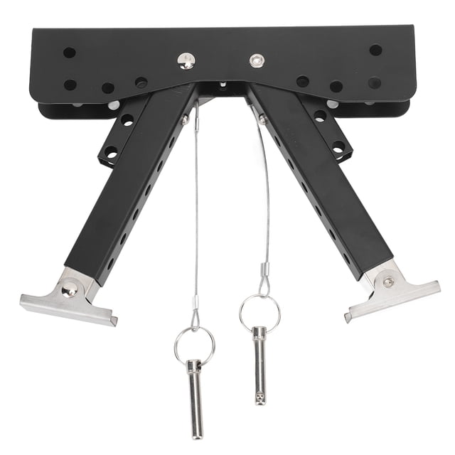 RV Step Bracket, Portable Strong Load Bearing Steel Sturdy Solid Stance RV Step Stabilizer Multifunctional Jack Design For Camping