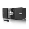 thumbnail image 1 of Home Stereo System with CD Player, FM Radio, Bluetooth, AUX in, USB in, Earphone Jack, Remote Control Included, 30W HiFi Shelf Stereo System, 1 of 8