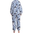 thumbnail image 5 of Pyjama une Pièce Floue, Élégant Doux Pyjama Chaud Combinaison pour la Maison, 5 of 5