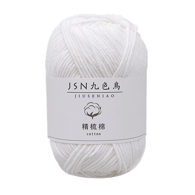 Fridja Milk Cotton 4 Strands Baby Line Diy Doll Cotton Thread Crochet Baby Wool