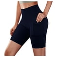 thumbnail image 1 of Timegard Plus Size Shorts for Women Running Ruched Comfy Shorts Casual Workout Shorts Elastic Waist, 1 of 6