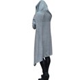 thumbnail image 2 of Innerwin Sweatshirt Long Sleeve Ladies Hoodies Autumn Solid Color Leisure Pullover Light Grey XXL, 2 of 4