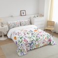 thumbnail image 3 of Erosebridal Spring Floral Comforter Sets Toddler Size, Botanical Leaves Down Comforter, Lodge Cabin Decor, 3 of 6