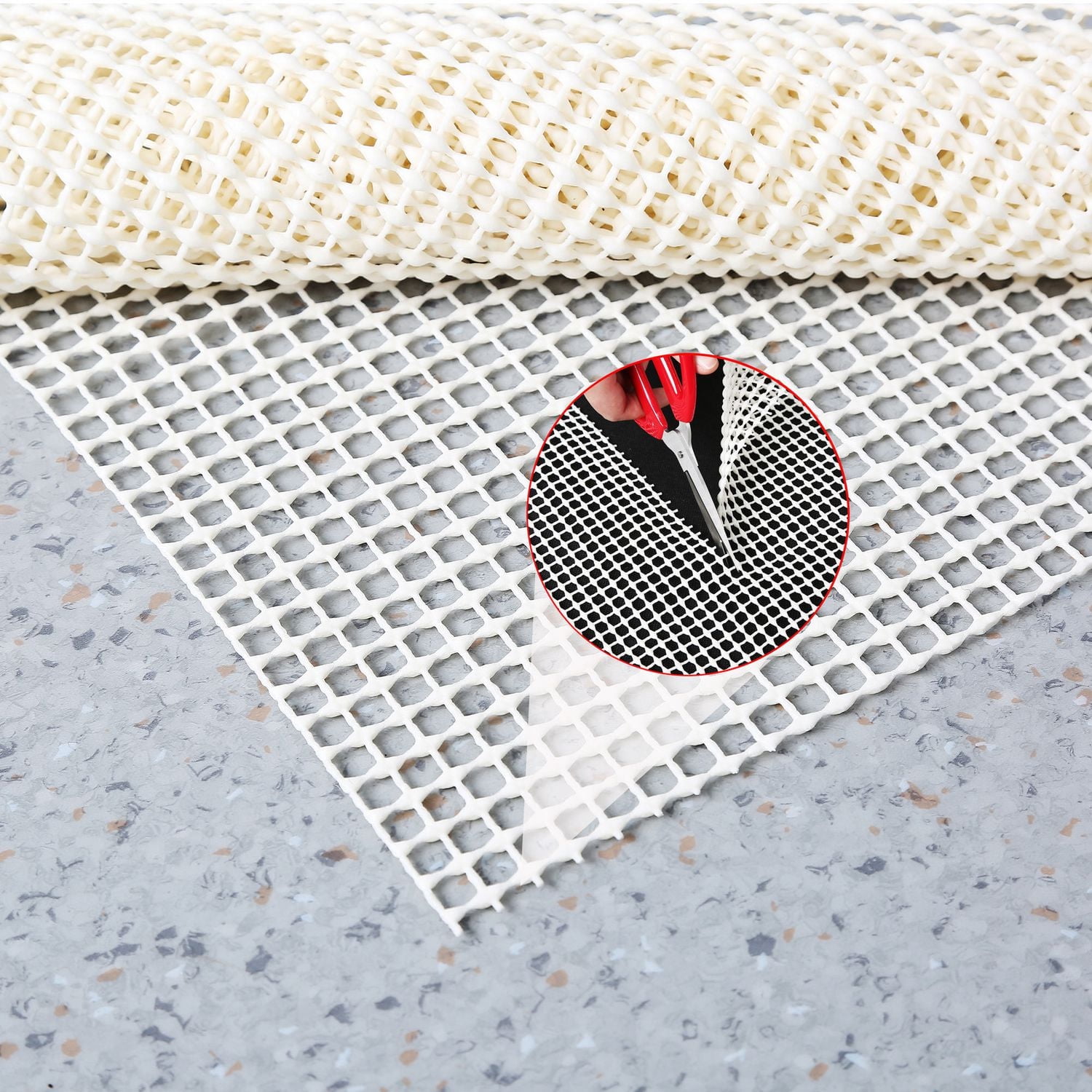 Mainstays Carpet and rug underlay non-slip backing and Floor Protection Ivory 3x4