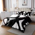 thumbnail image 3 of Erosebridal Futuristic Stripe Coverlet Set Queen, Abstract Geometric Bedding Set, Minimalism Decor, 3 of 5