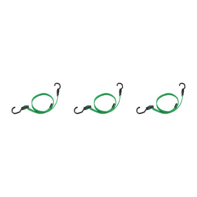 ZheElen 1/2/3/5 Durable Luggage Rope - Secure And Weather-resistant For Travel Easy Installation Straps With Hook Reflective green 120cm 3PCS