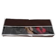 thumbnail image 4 of Large Shoe Organizer, PVC Cover Adjustable Dividers Design Underbed Visible Shoe Storage Box Bin for Women and Men, 4 of 8