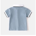 thumbnail image 3 of Boys Girls Summer Tops Tees Solid Color Button Closure Casual Tee Blouse Short Sleeve Shirt Spring Shirts For Boy 3-4T, 3 of 3