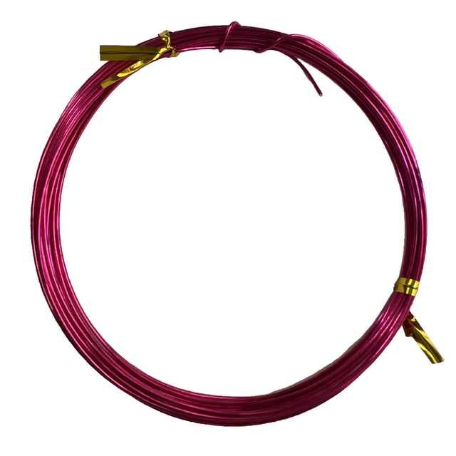 ziyahi Craft Wires DIY Handicrafts Braided Thread Good Flexibility Durable Shiny Jewelry Lines Exquisite Design for Sculpturing Deep Powder