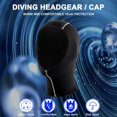 thumbnail image 2 of Casquette de Plongée Hiver Nager Chaud Tête Oreille Protection Surf Snorkeling Chapeaux, 2 of 9