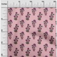 thumbnail image 3 of oneOone Cotton Cambric Pink Fabric Block Craft Projects Decor Fabric Printed By The Yard 42 Inch Wide, 3 of 6