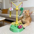 thumbnail image 1 of Czzoypi Interactive Cat Toy, 360° Spinner Track Ball with Mouse & Bells, Multifunctional Cat Exercise Toy for Kittens Adult Cats, Detachable Washable Plastic Cat Teaser Play Center, 1 of 6