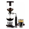thumbnail image 3 of Cafetière à Infusion Manuelle Type Siphon Base en Acier Inoxydable Machine à Café Classique pour la Maison et le Bureau, 3 of 11