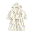 thumbnail image 1 of 2025 Toddler Boys s S Light Jacket Cartoon Bathrobes Flannel Night-Robe Coats for s, 1 of 4