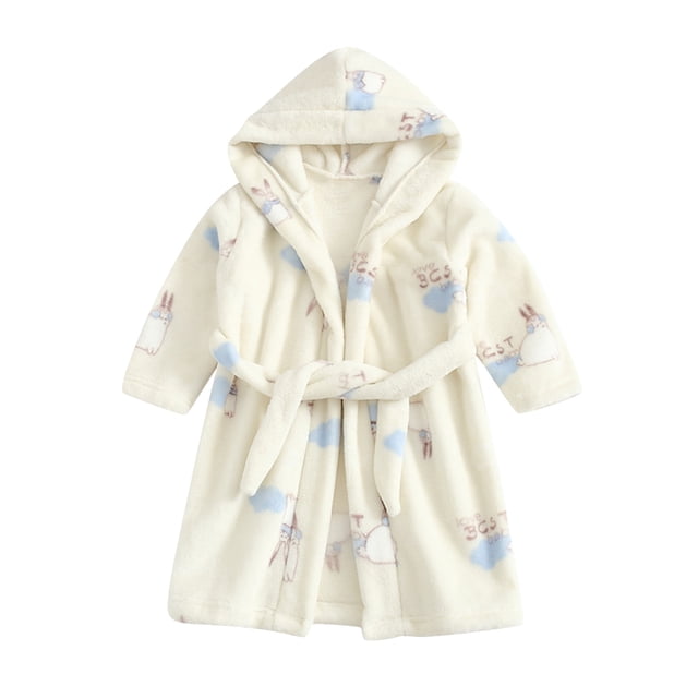 2025 Toddler Boys s S Light Jacket Cartoon Bathrobes Flannel Night-Robe Coats for s