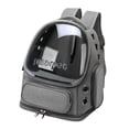 thumbnail image 1 of GROWTH TANK Cat Carrier Backpack for Cat & Small Dog Portable Transparent for Hiking Grey, 1 of 4