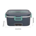 thumbnail image 3 of Danhjin Electric Lunch Boxes Hot Household Stainless Steel Lunch Box 1.8L Display Function Car Insulation Plug In Lunch Box Kitchen Appliances, 3 of 6